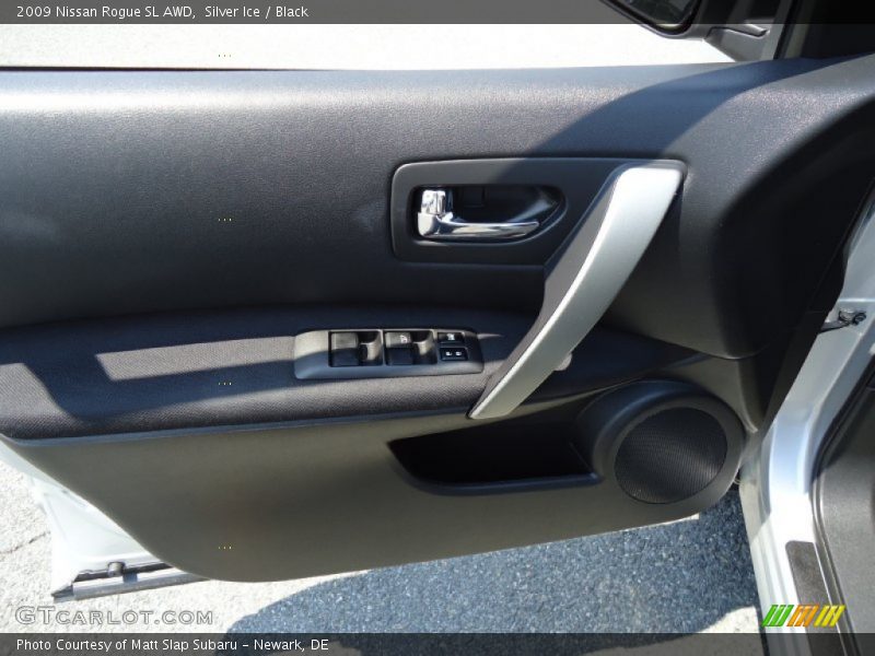 Silver Ice / Black 2009 Nissan Rogue SL AWD