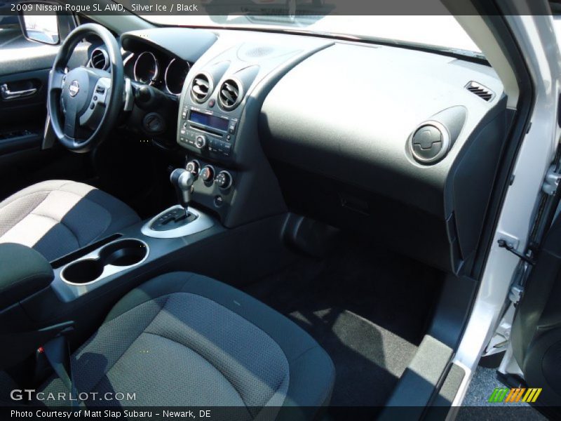 Silver Ice / Black 2009 Nissan Rogue SL AWD