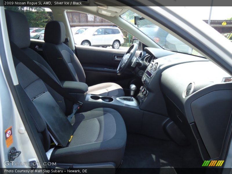Silver Ice / Black 2009 Nissan Rogue SL AWD