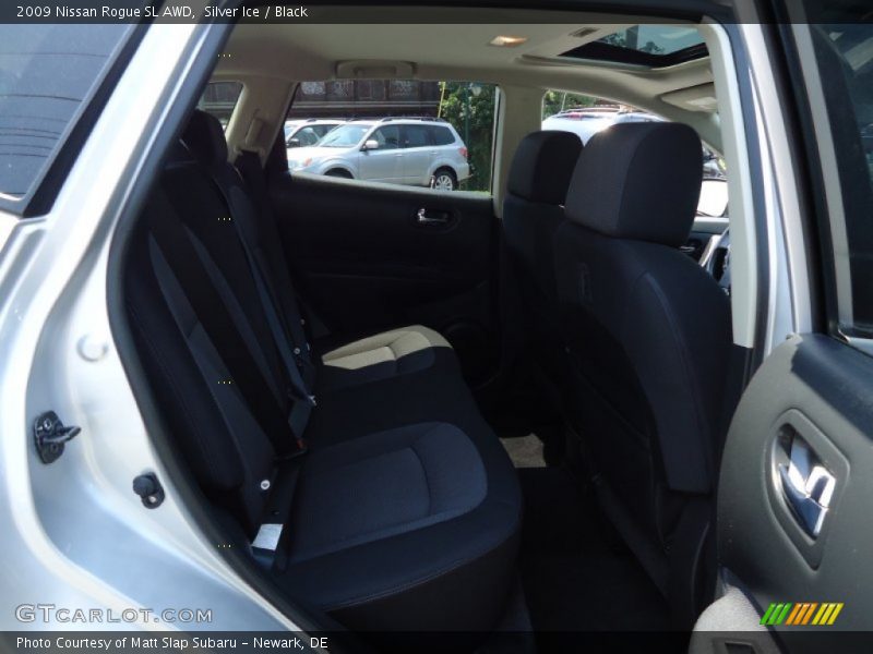 Silver Ice / Black 2009 Nissan Rogue SL AWD