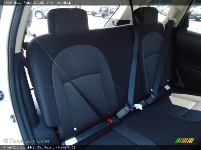 Silver Ice / Black 2009 Nissan Rogue SL AWD