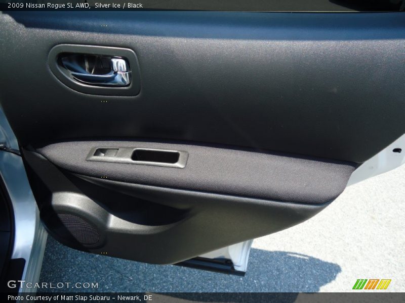 Silver Ice / Black 2009 Nissan Rogue SL AWD