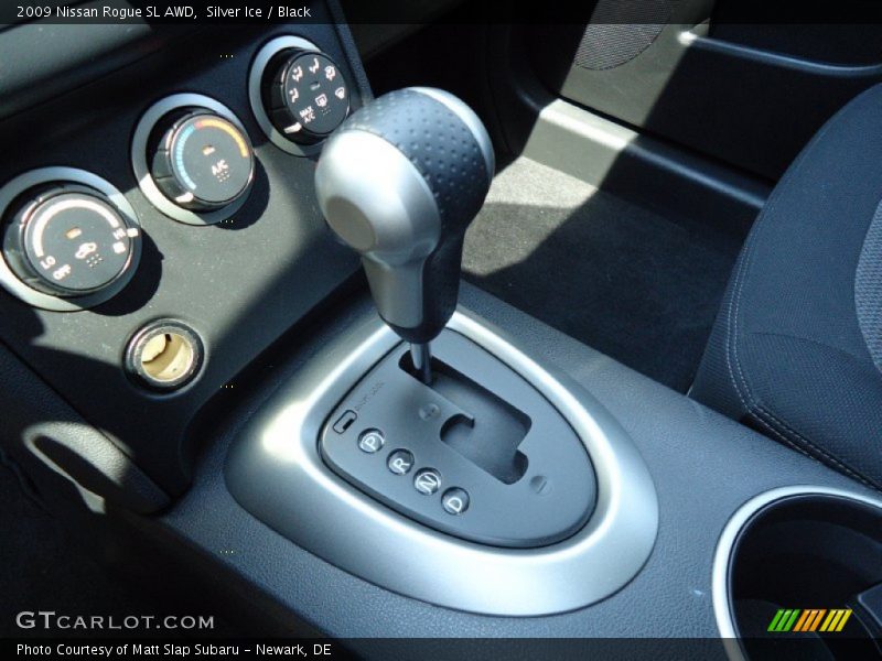 Silver Ice / Black 2009 Nissan Rogue SL AWD