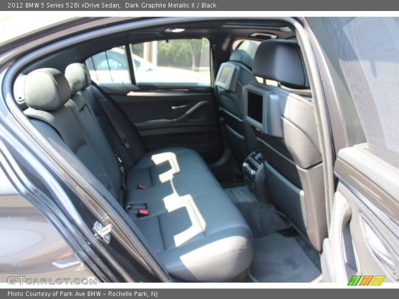 Rear Seat of 2012 5 Series 528i xDrive Sedan