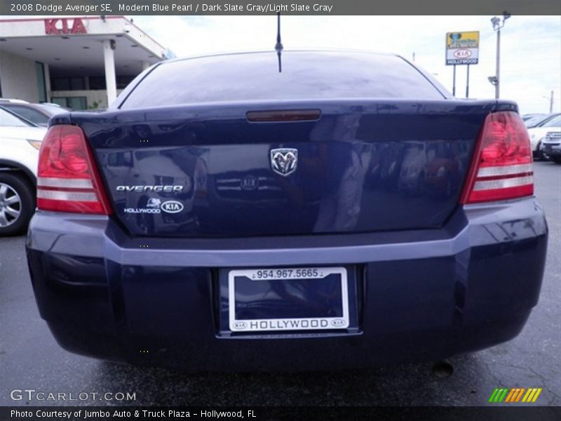 Modern Blue Pearl / Dark Slate Gray/Light Slate Gray 2008 Dodge Avenger SE