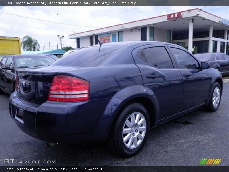 Modern Blue Pearl / Dark Slate Gray/Light Slate Gray 2008 Dodge Avenger SE