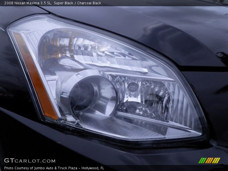 Super Black / Charcoal Black 2008 Nissan Maxima 3.5 SL