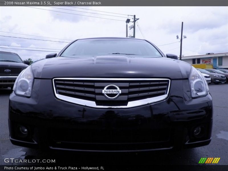 Super Black / Charcoal Black 2008 Nissan Maxima 3.5 SL