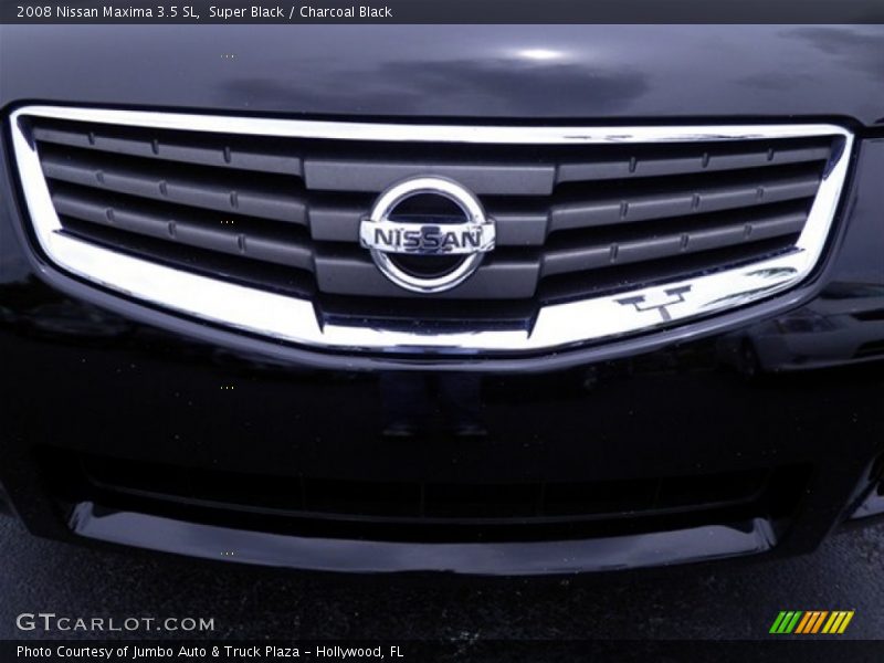 Super Black / Charcoal Black 2008 Nissan Maxima 3.5 SL