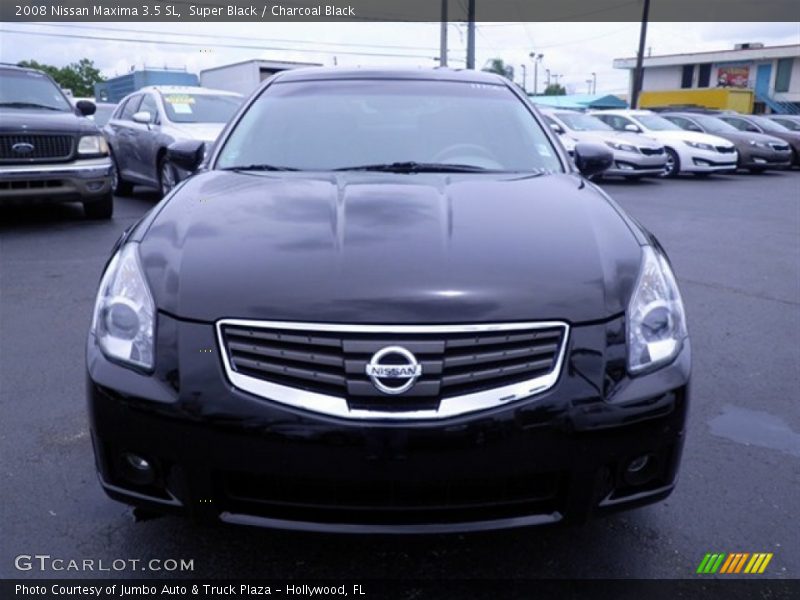 Super Black / Charcoal Black 2008 Nissan Maxima 3.5 SL