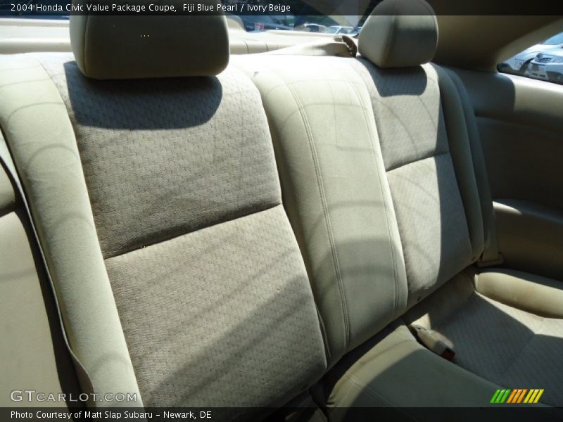Fiji Blue Pearl / Ivory Beige 2004 Honda Civic Value Package Coupe