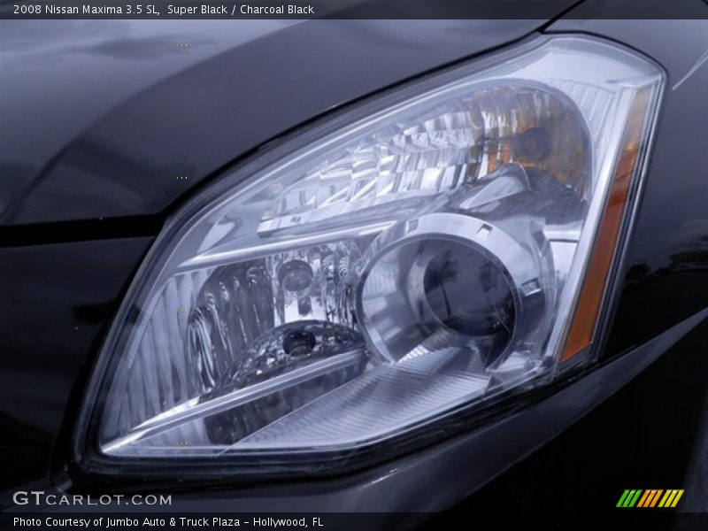 Super Black / Charcoal Black 2008 Nissan Maxima 3.5 SL