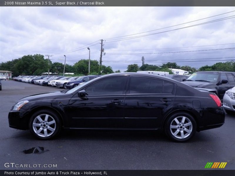 Super Black / Charcoal Black 2008 Nissan Maxima 3.5 SL