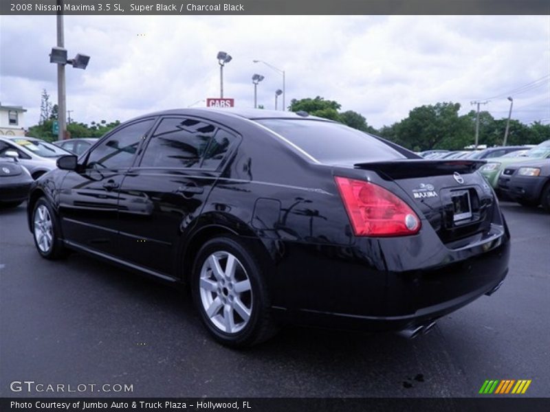 Super Black / Charcoal Black 2008 Nissan Maxima 3.5 SL