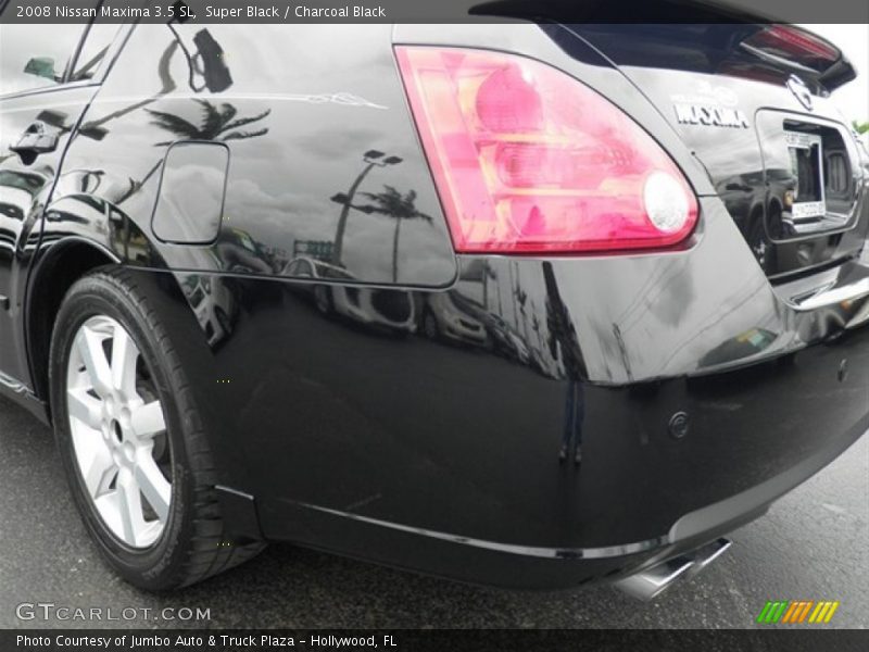 Super Black / Charcoal Black 2008 Nissan Maxima 3.5 SL