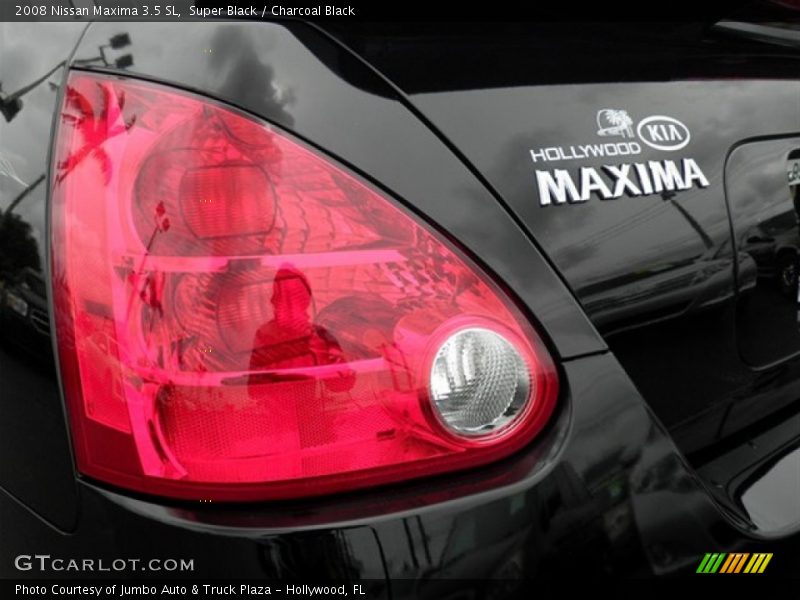 Super Black / Charcoal Black 2008 Nissan Maxima 3.5 SL