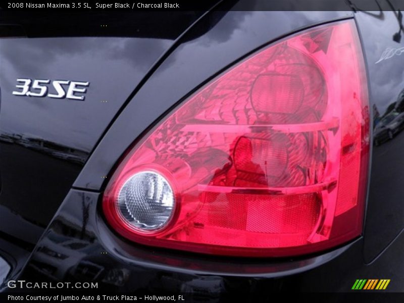 Super Black / Charcoal Black 2008 Nissan Maxima 3.5 SL