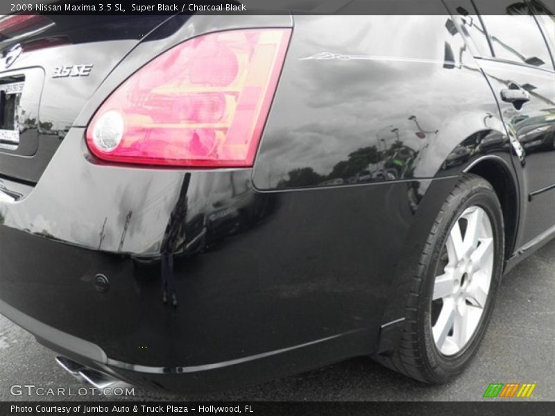 Super Black / Charcoal Black 2008 Nissan Maxima 3.5 SL