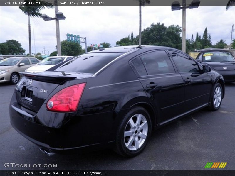 Super Black / Charcoal Black 2008 Nissan Maxima 3.5 SL