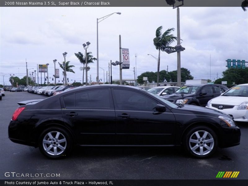 Super Black / Charcoal Black 2008 Nissan Maxima 3.5 SL