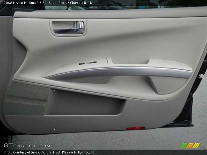 Super Black / Charcoal Black 2008 Nissan Maxima 3.5 SL