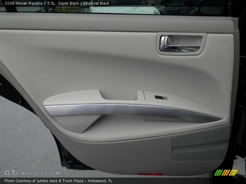 Super Black / Charcoal Black 2008 Nissan Maxima 3.5 SL