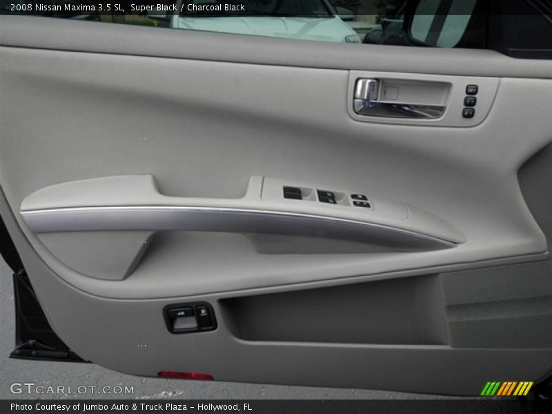 Super Black / Charcoal Black 2008 Nissan Maxima 3.5 SL