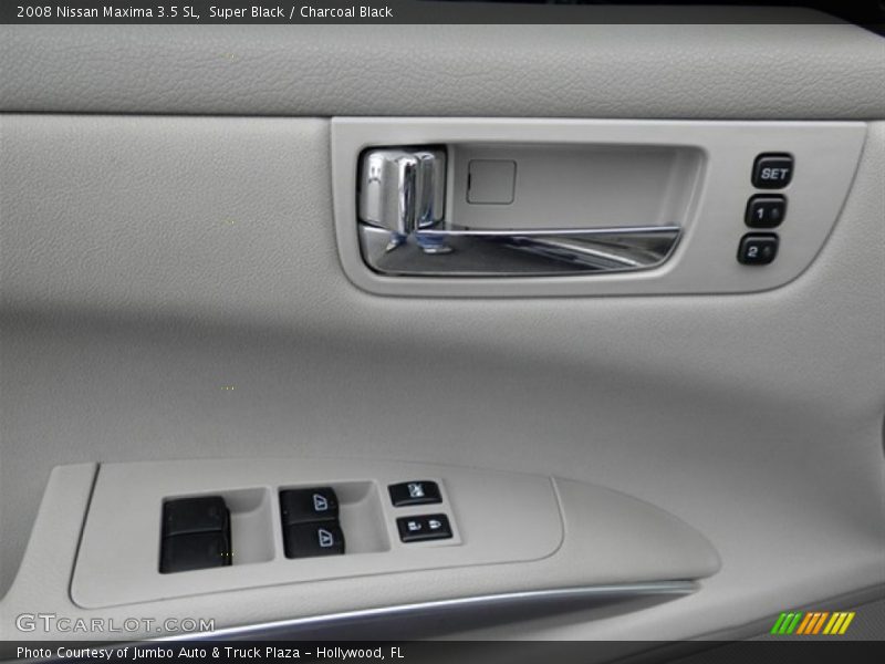 Super Black / Charcoal Black 2008 Nissan Maxima 3.5 SL