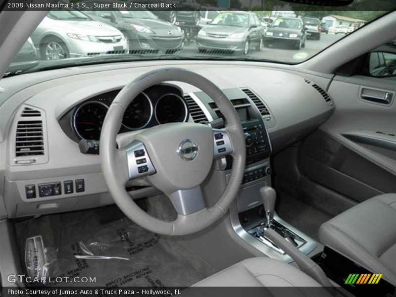 Super Black / Charcoal Black 2008 Nissan Maxima 3.5 SL