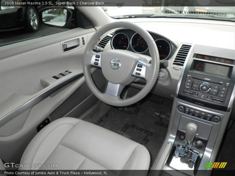 Super Black / Charcoal Black 2008 Nissan Maxima 3.5 SL