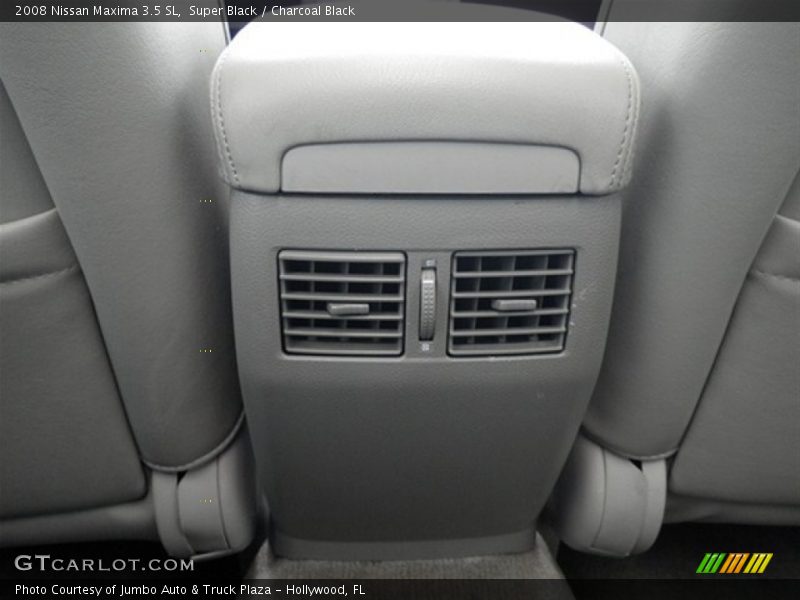 Super Black / Charcoal Black 2008 Nissan Maxima 3.5 SL