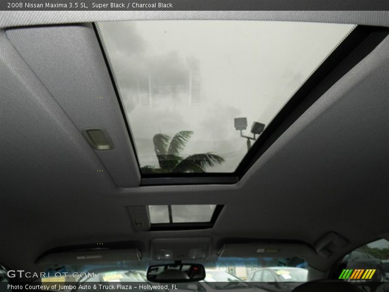 Super Black / Charcoal Black 2008 Nissan Maxima 3.5 SL