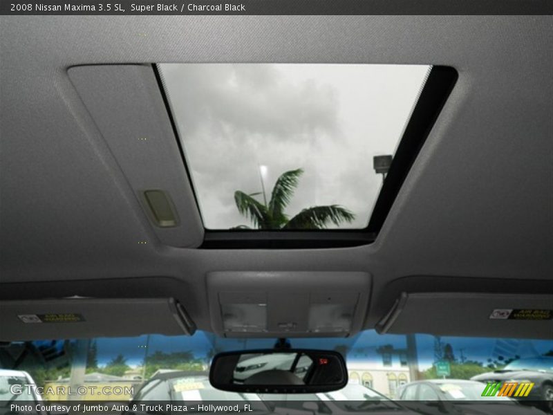 Super Black / Charcoal Black 2008 Nissan Maxima 3.5 SL