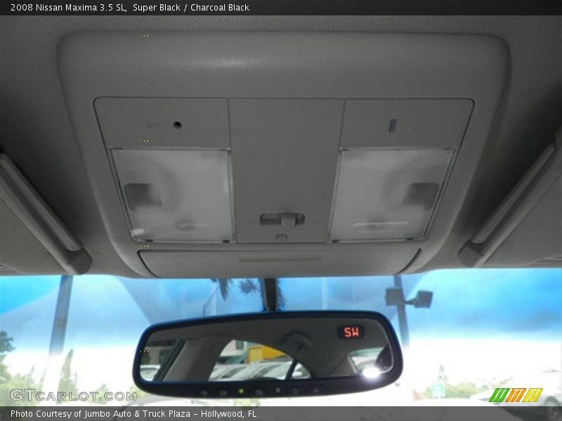 Super Black / Charcoal Black 2008 Nissan Maxima 3.5 SL