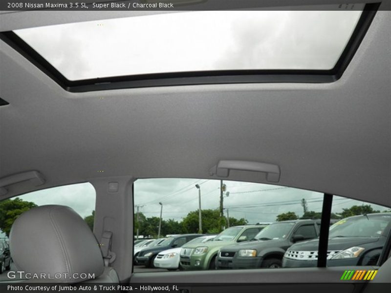 Super Black / Charcoal Black 2008 Nissan Maxima 3.5 SL