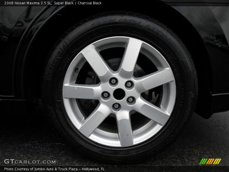 Super Black / Charcoal Black 2008 Nissan Maxima 3.5 SL