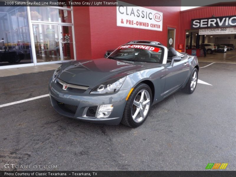 Techno Gray / Light Titanium 2008 Saturn Sky Red Line Roadster
