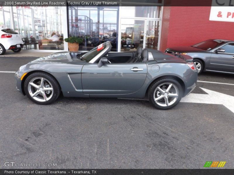 Techno Gray / Light Titanium 2008 Saturn Sky Red Line Roadster