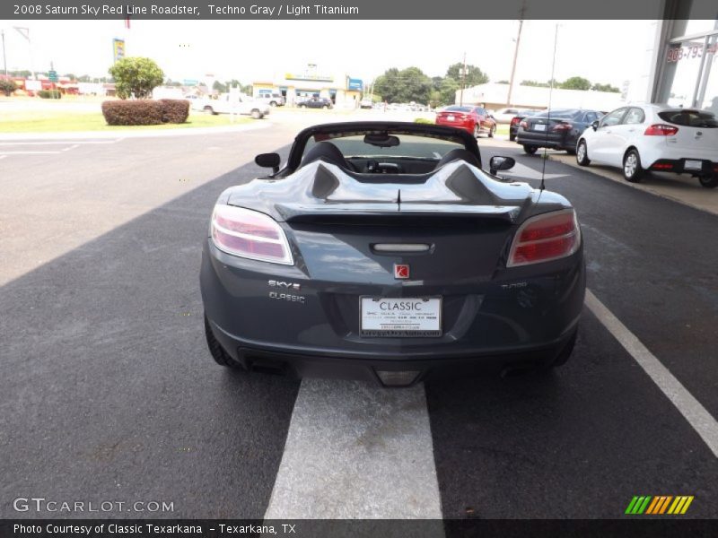 Techno Gray / Light Titanium 2008 Saturn Sky Red Line Roadster