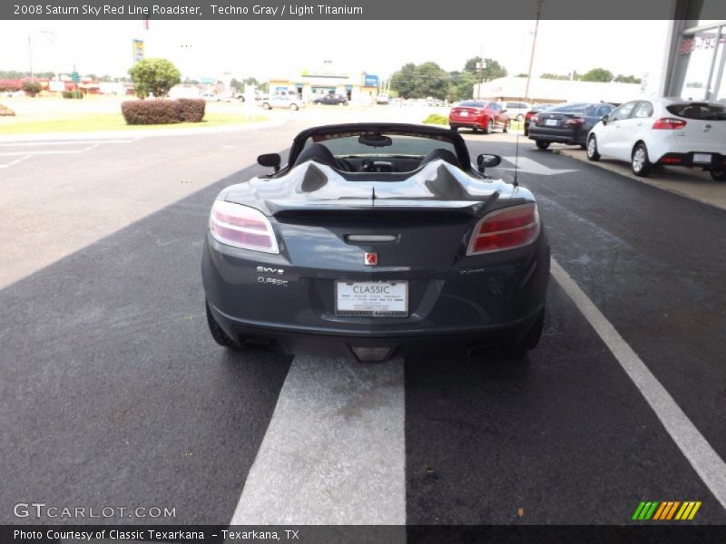 Techno Gray / Light Titanium 2008 Saturn Sky Red Line Roadster