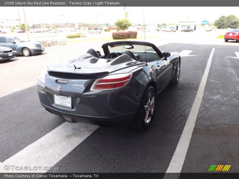 Techno Gray / Light Titanium 2008 Saturn Sky Red Line Roadster