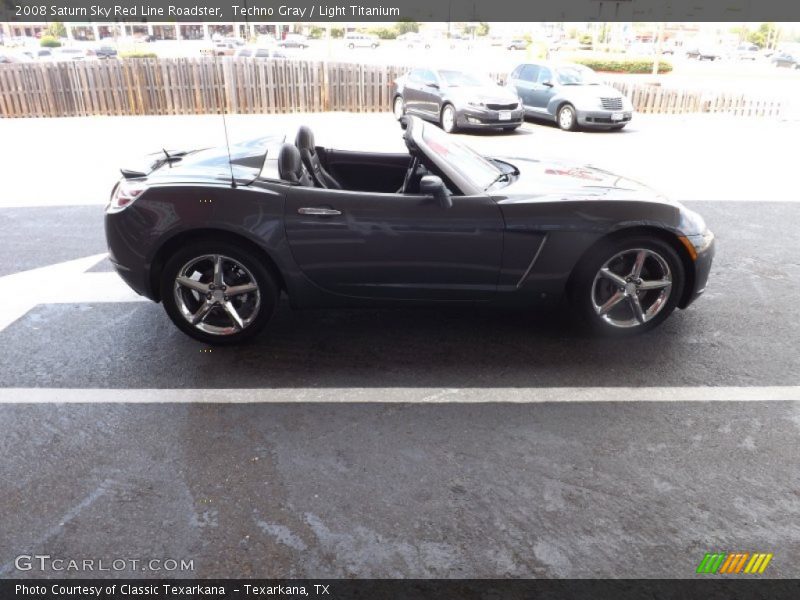 Techno Gray / Light Titanium 2008 Saturn Sky Red Line Roadster