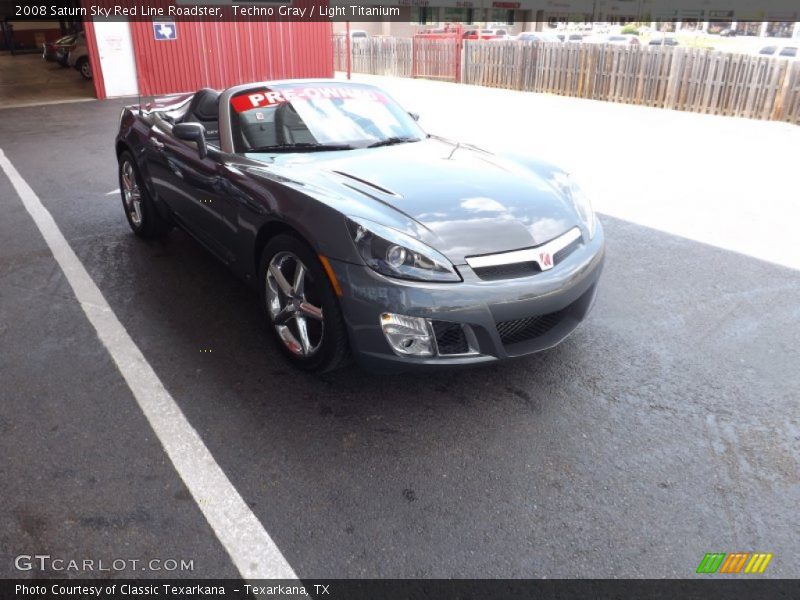 Techno Gray / Light Titanium 2008 Saturn Sky Red Line Roadster