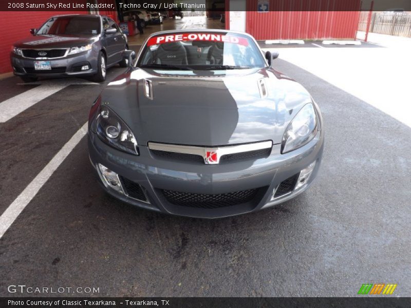 Techno Gray / Light Titanium 2008 Saturn Sky Red Line Roadster