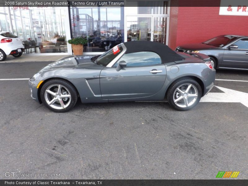 Techno Gray / Light Titanium 2008 Saturn Sky Red Line Roadster