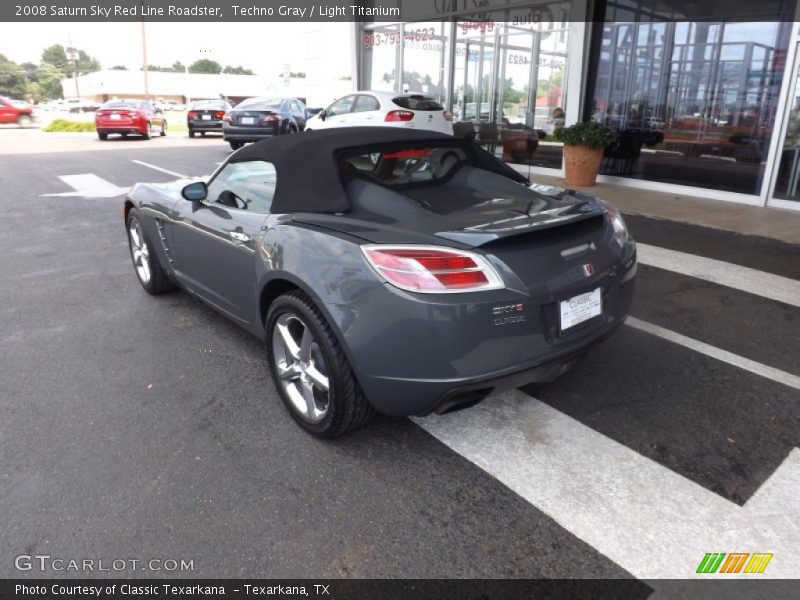 Techno Gray / Light Titanium 2008 Saturn Sky Red Line Roadster