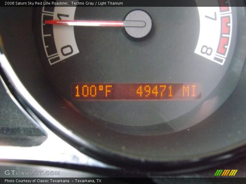 Techno Gray / Light Titanium 2008 Saturn Sky Red Line Roadster