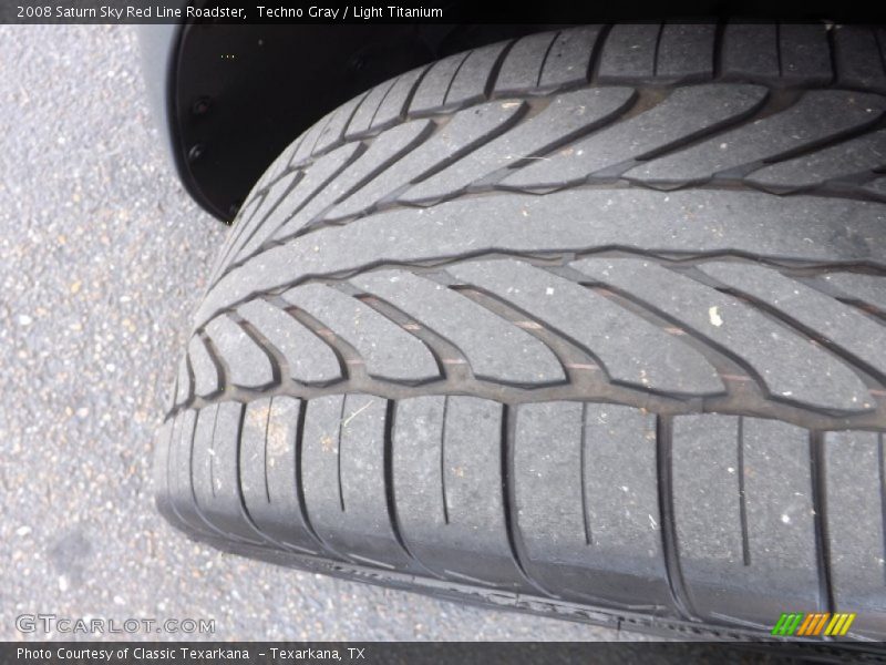 Techno Gray / Light Titanium 2008 Saturn Sky Red Line Roadster