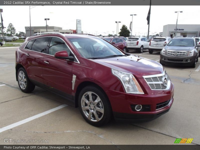 Crystal Red Tintcoat / Shale/Brownstone 2012 Cadillac SRX Performance