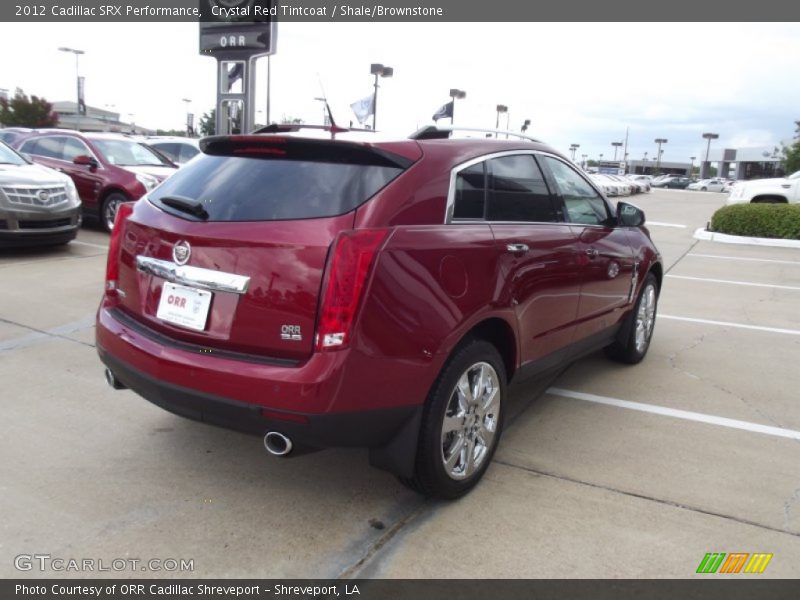 Crystal Red Tintcoat / Shale/Brownstone 2012 Cadillac SRX Performance